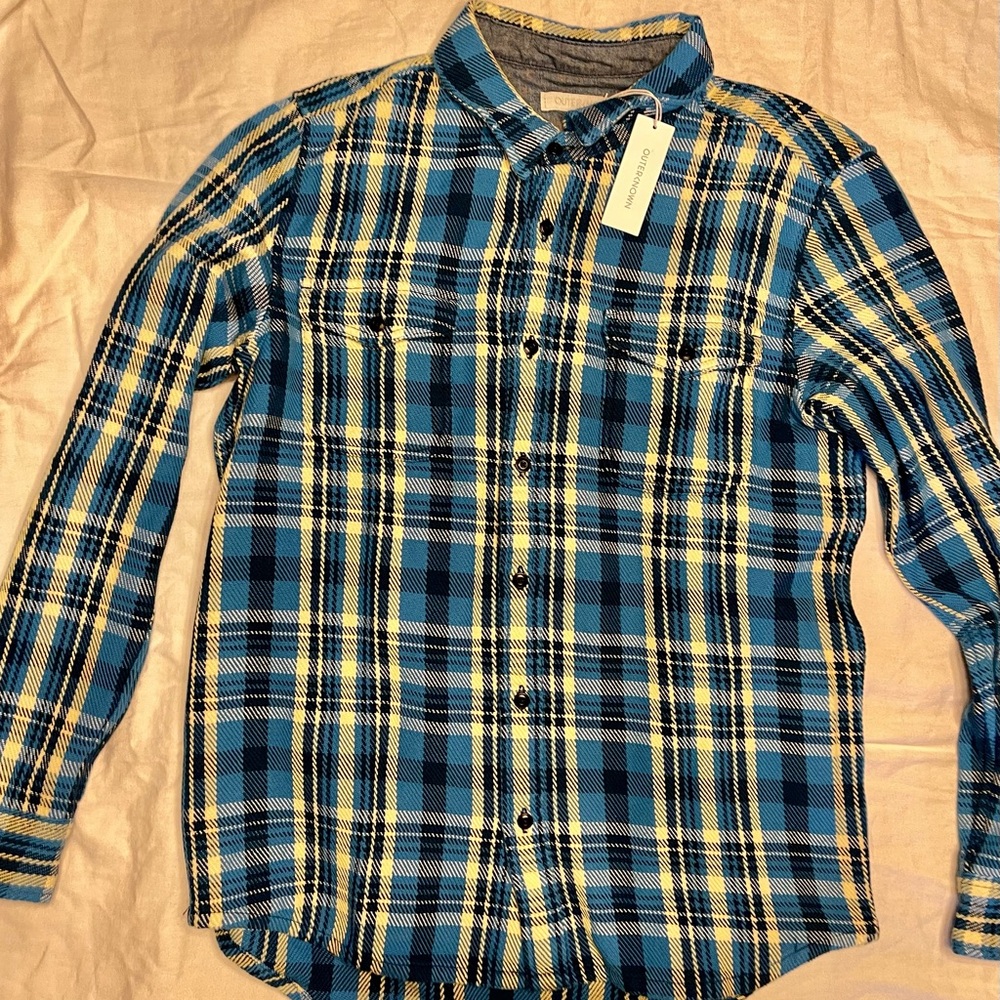 Outerknown blanket shirt. New with tags. Size L